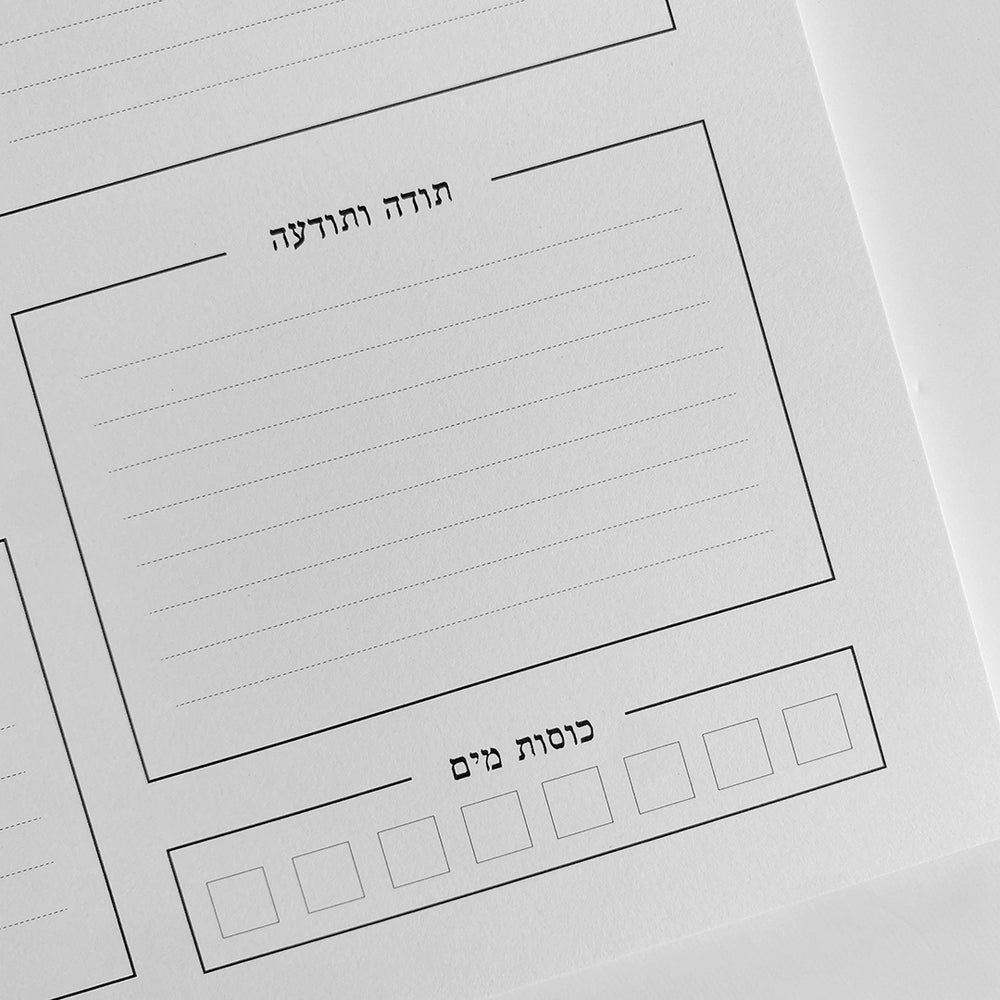 פלאנר - זכר | דפדפת לתכנון יומי