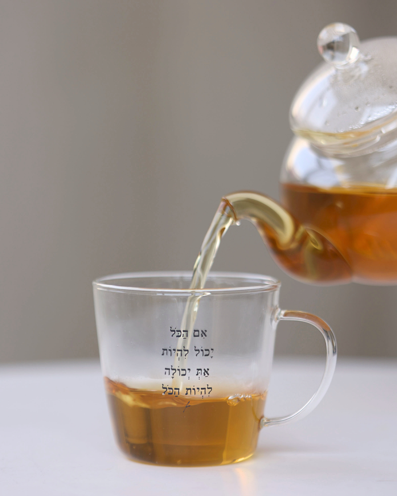 סט ערכת תה | קנקן וזוג ספלים